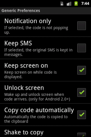 SMS Key TM