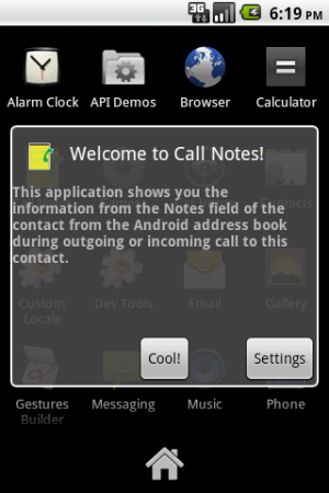 Call Notes 