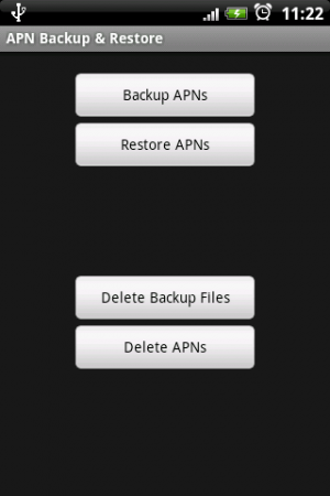APN Backup& Restore
