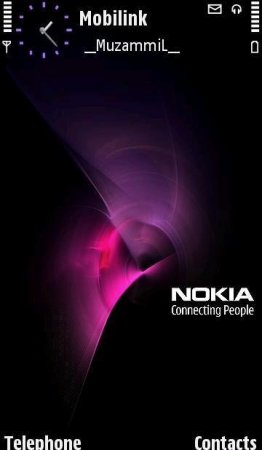  Тема-заставка  Pink Nokia