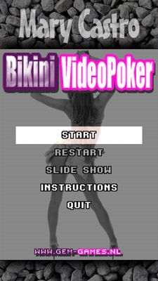      (Bikini video poker with Mary Castro)
