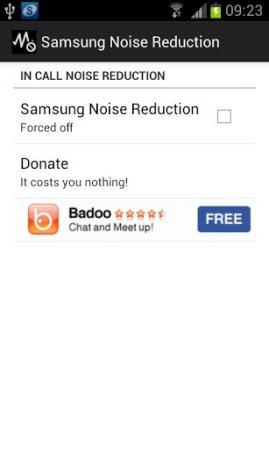 Samsung Noise Reduction OFF