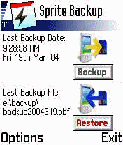 Sprite Backup  