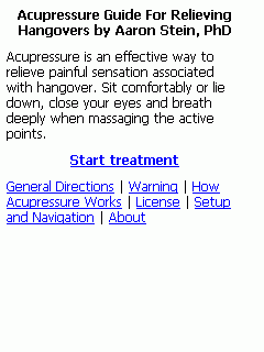 FREE Hangover Remedy - Acupressure Guide