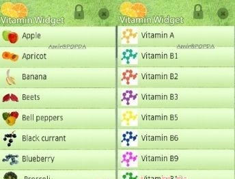 The Vitamin Widget