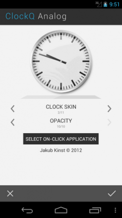 ClockQ Analog - clock widget