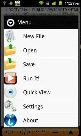 Android Web Editor Lite  
