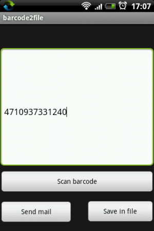 Barcode2file