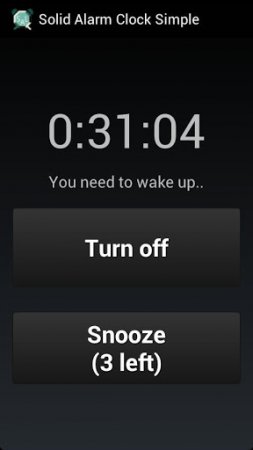 Solid Alarm Clock Simple