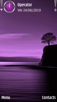 Purple Ocean Nature