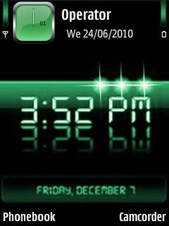 Green Clock