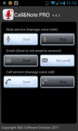 Call&Note Recorder Mailer PRO