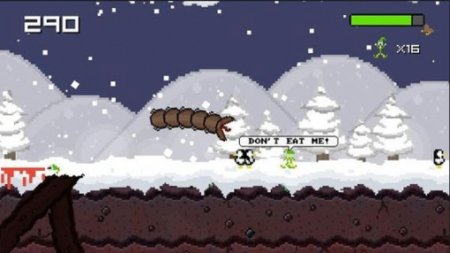     :  (Super mega worm vs. Santa: saga)