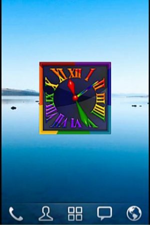 Rainbow Alarm Clock Widget