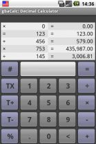 gbaCalc Decimal Calculator