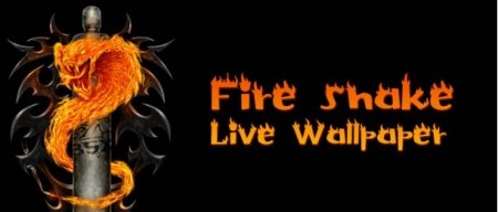Fire snake Live Wallpaper