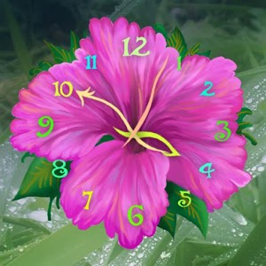 flower clock live wallpaper v1.0