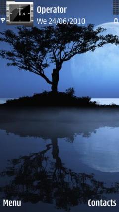 Blue Nature Tree