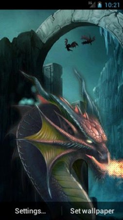  Angry Dragon Live Wallpaper FREE