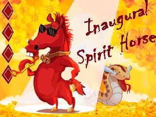    (Inaugural spirit horse)