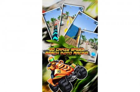 3DCrazySpeed: BeachMoto Racing