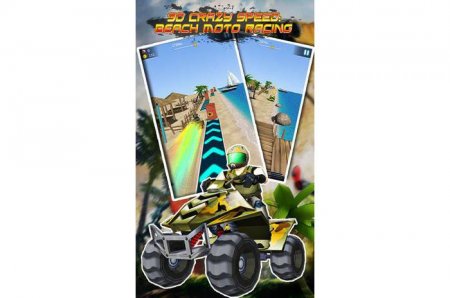 3DCrazySpeed: BeachMoto Racing