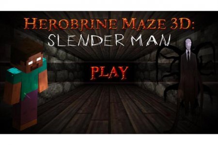 Herobrine Maze 3D: Slender Man