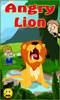   (Angry lion)