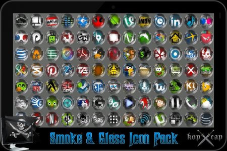  Smoke & Glass Icon Pack