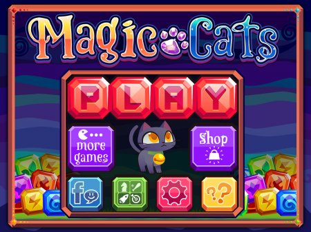 Magic Cats - Match 3 Puzzle