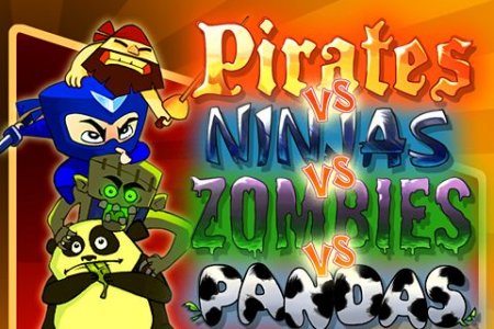   ,    (Pirates vs. ninjas vs. zombies vs. pandas)