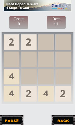2048:   (2048: Number puzzle)