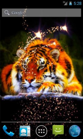 Tiger and Magic Live Wallpaper.     