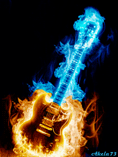  Пылающая гитара