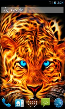 Leopard with Blue Eyes LWP