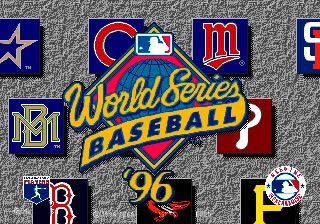 World series baseball '96 (Мировой чемпионат по бейсболу 96)