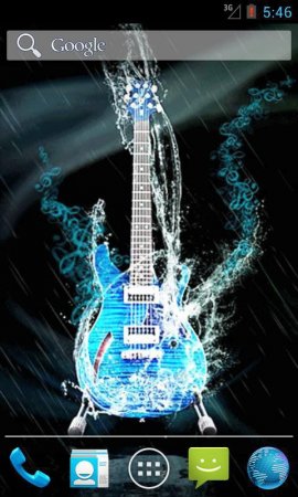 Water Guitar Live Wallpaper
