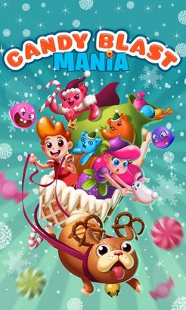Candy blast mania: Christmas (Взрывная охота на конфеты: Рождество)