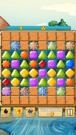 River jewels: Match 3 puzzle ( :   )